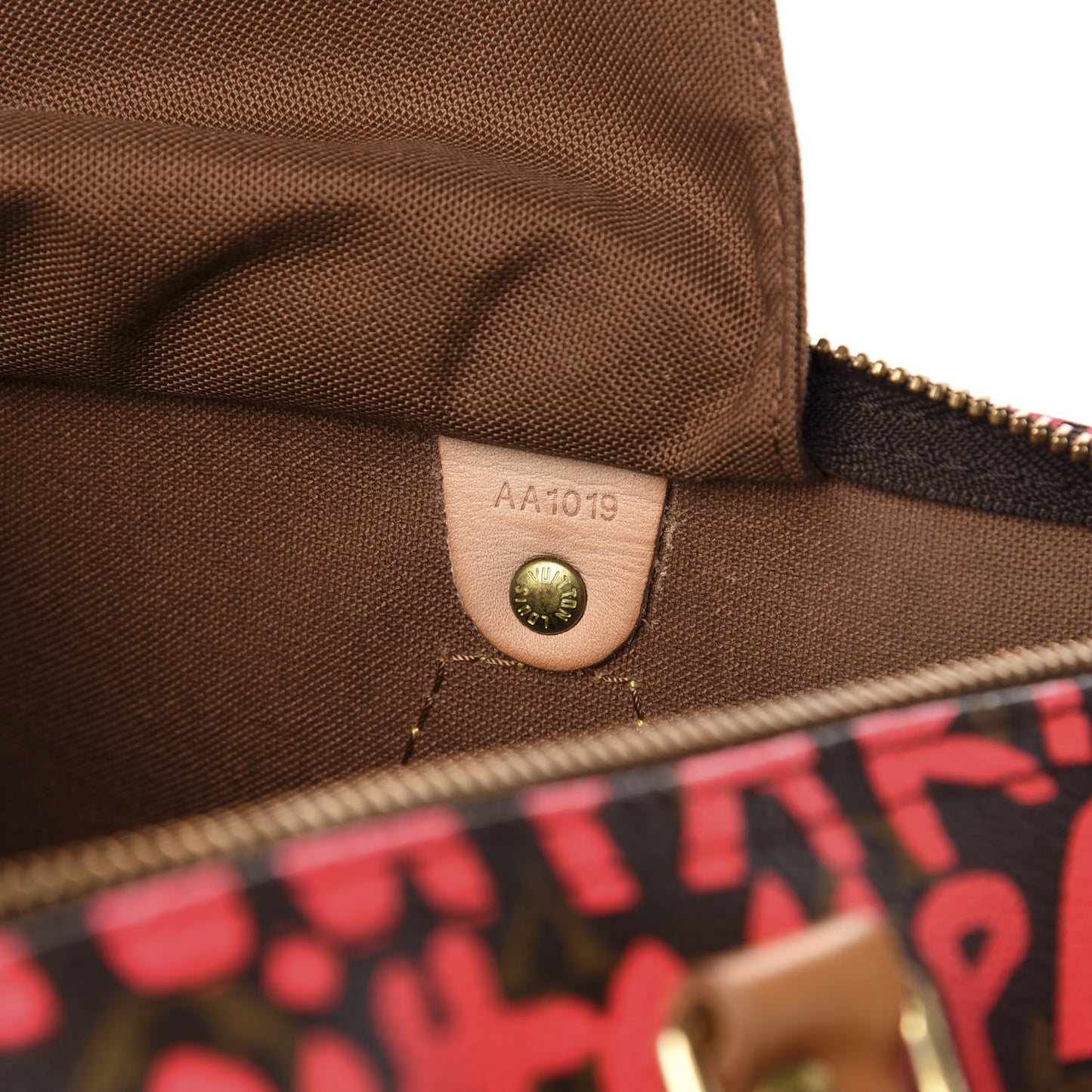 Monogram Graffiti Speedy 30 Fuchsia