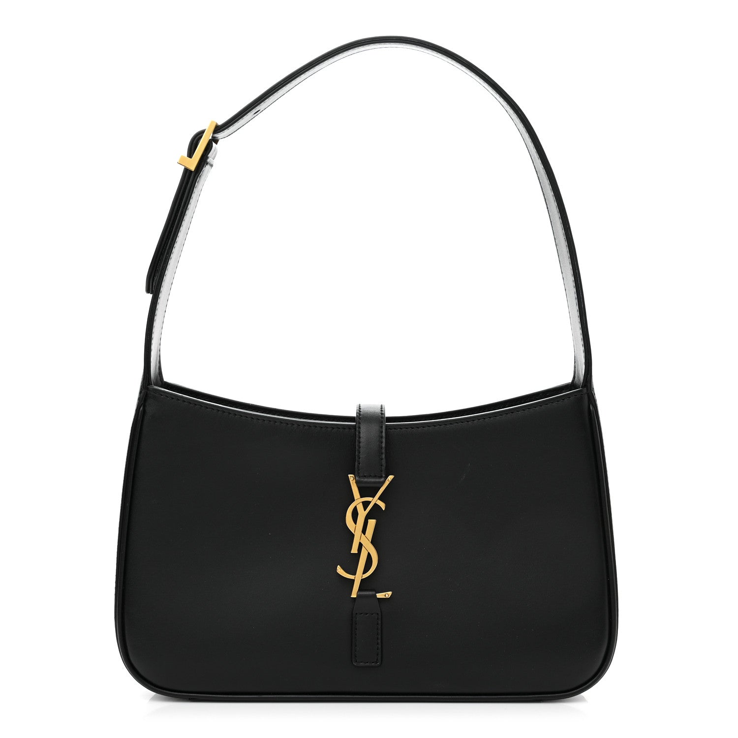 Saint Laurent Smooth Calfskin Le 5 A 7 Hobo Black 1 of 9