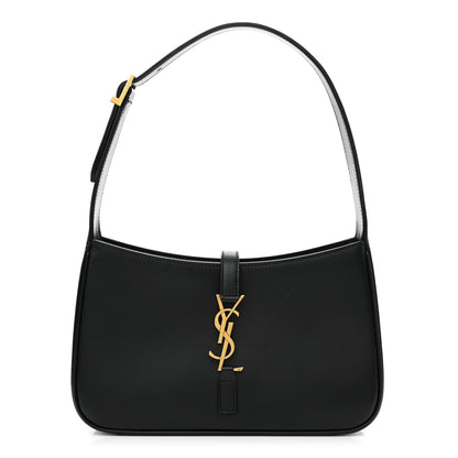 Saint Laurent Smooth Calfskin Le 5 A 7 Hobo Black 1 of 9