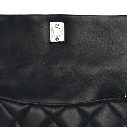 Chanel Lambskin Quilted Daily Zippy Crossbody Navy 16 of 17