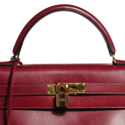 Hermes Box Kelly Retourne 32 Rouge H 7 of 28