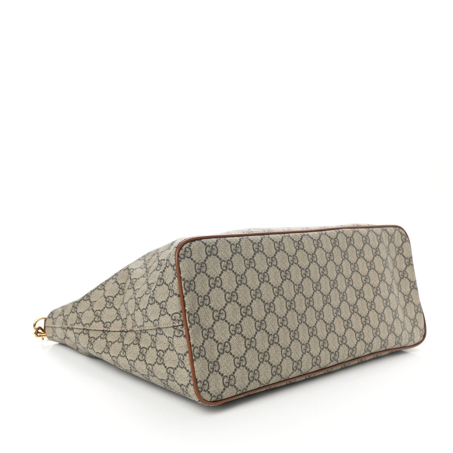 Soft GG Supreme Monogram Medium Crossbody Tote Beige Cuir