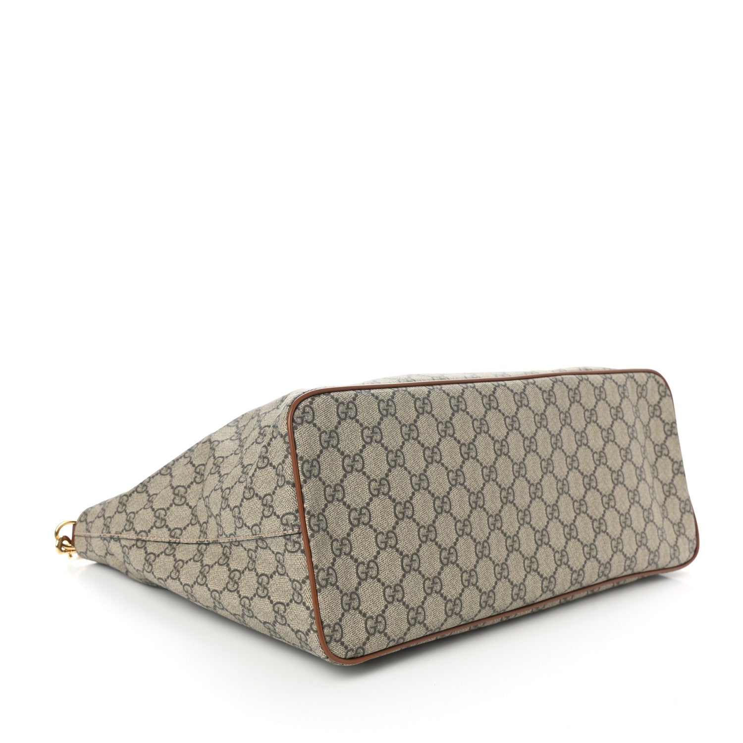 Gucci Soft GG Supreme Monogram Medium Crossbody Tote Beige Cuir 4 of 8