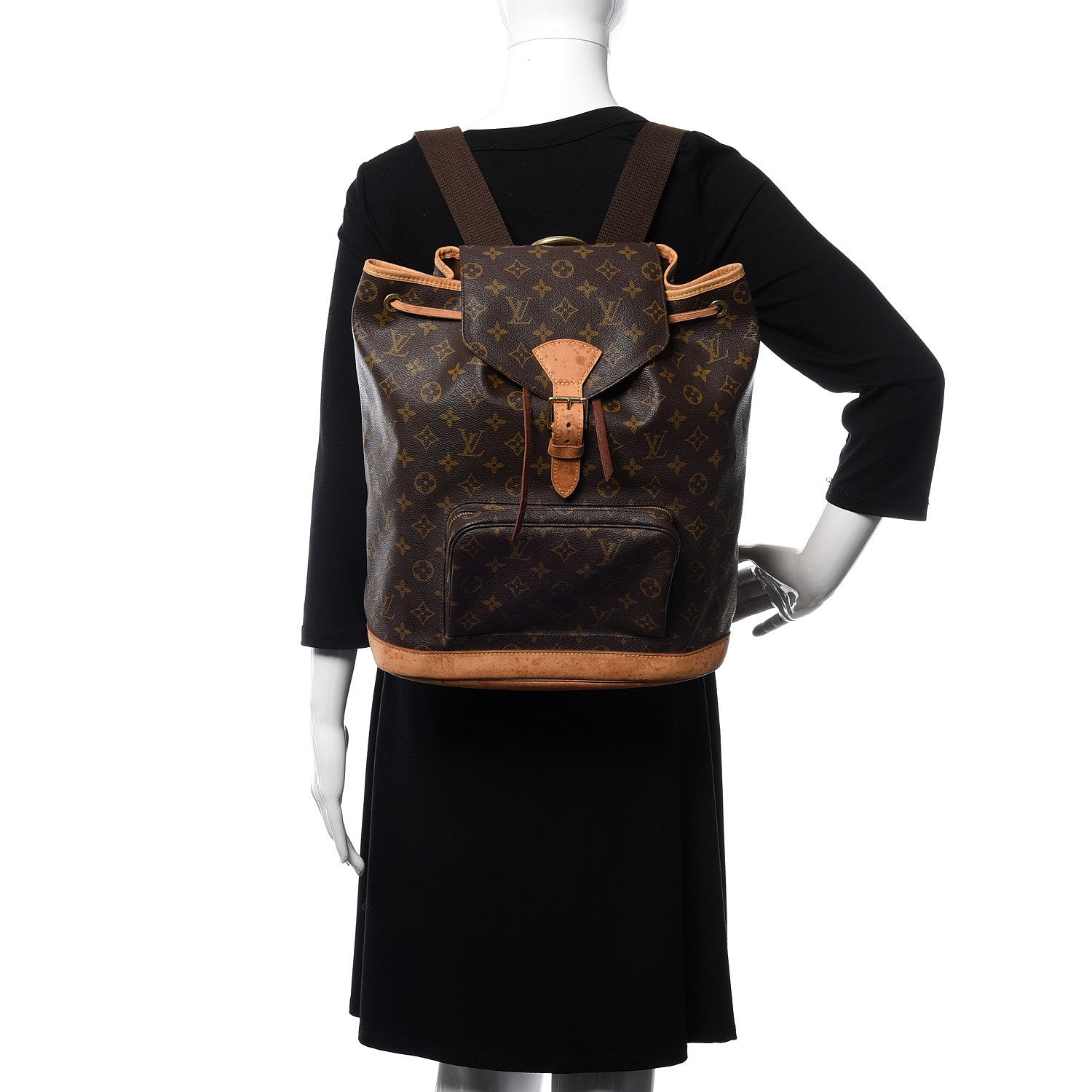 Louis Vuitton Monogram Montsouris GM Backpack 2 of 14