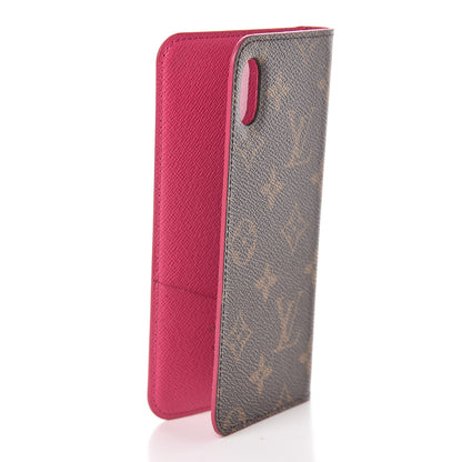 Louis Vuitton Monogram iPhone XS Max Folio Case Rose Pop 3 of 8