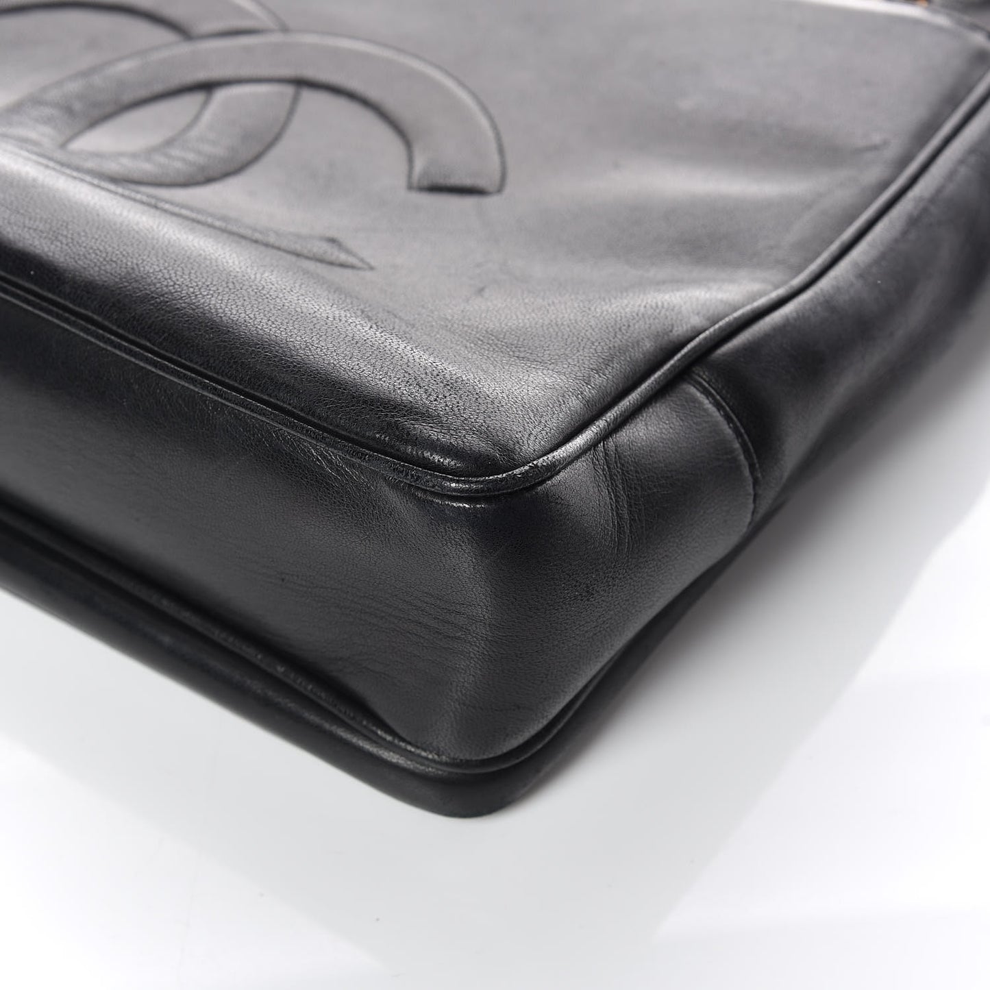 Lambskin CC Shoulder Bag Black