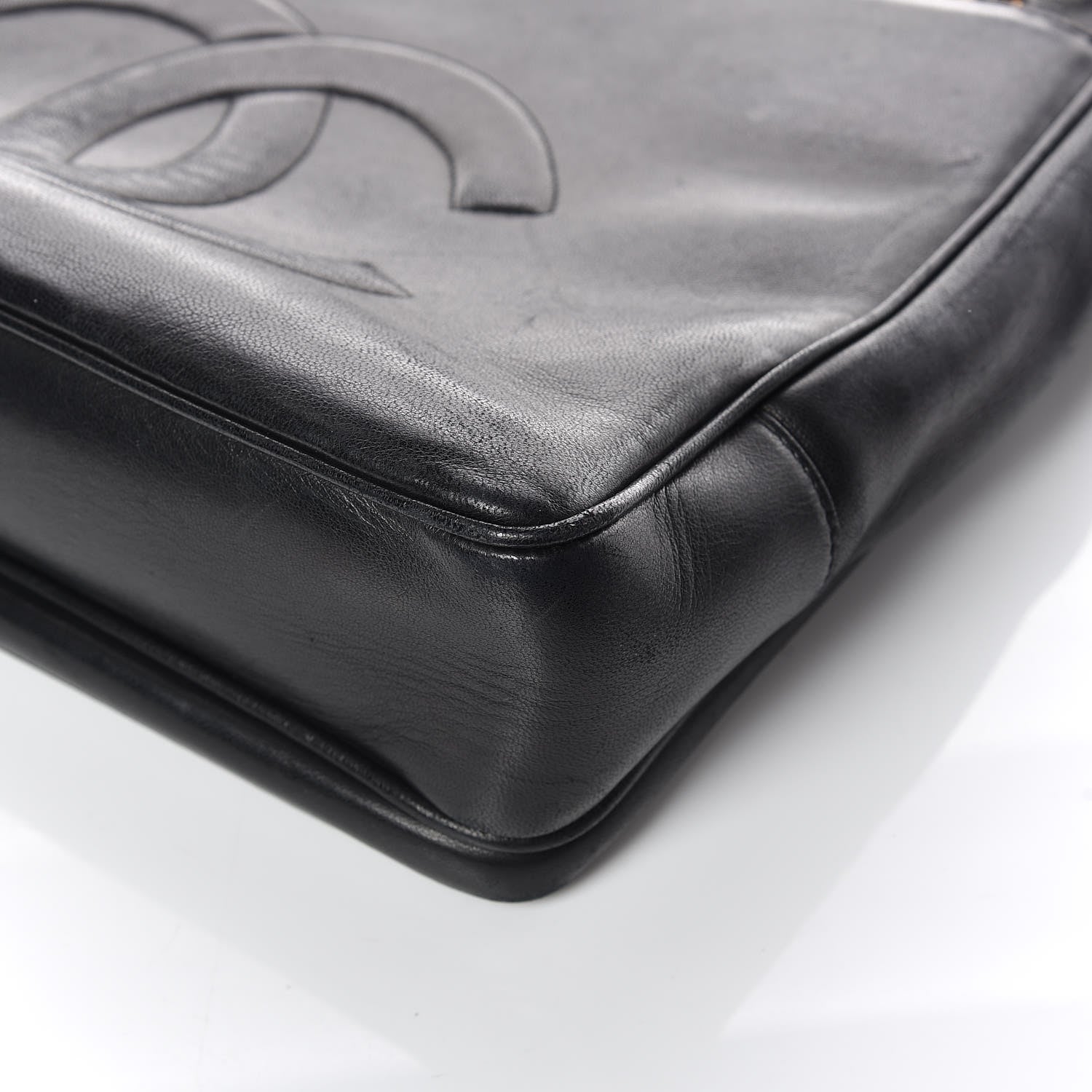 Chanel Lambskin CC Shoulder Bag Black 14 of 21