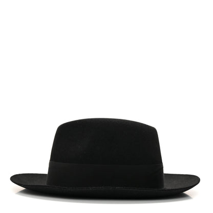 Hermes Rabbit Felt Hat 56 Black 3 of 10