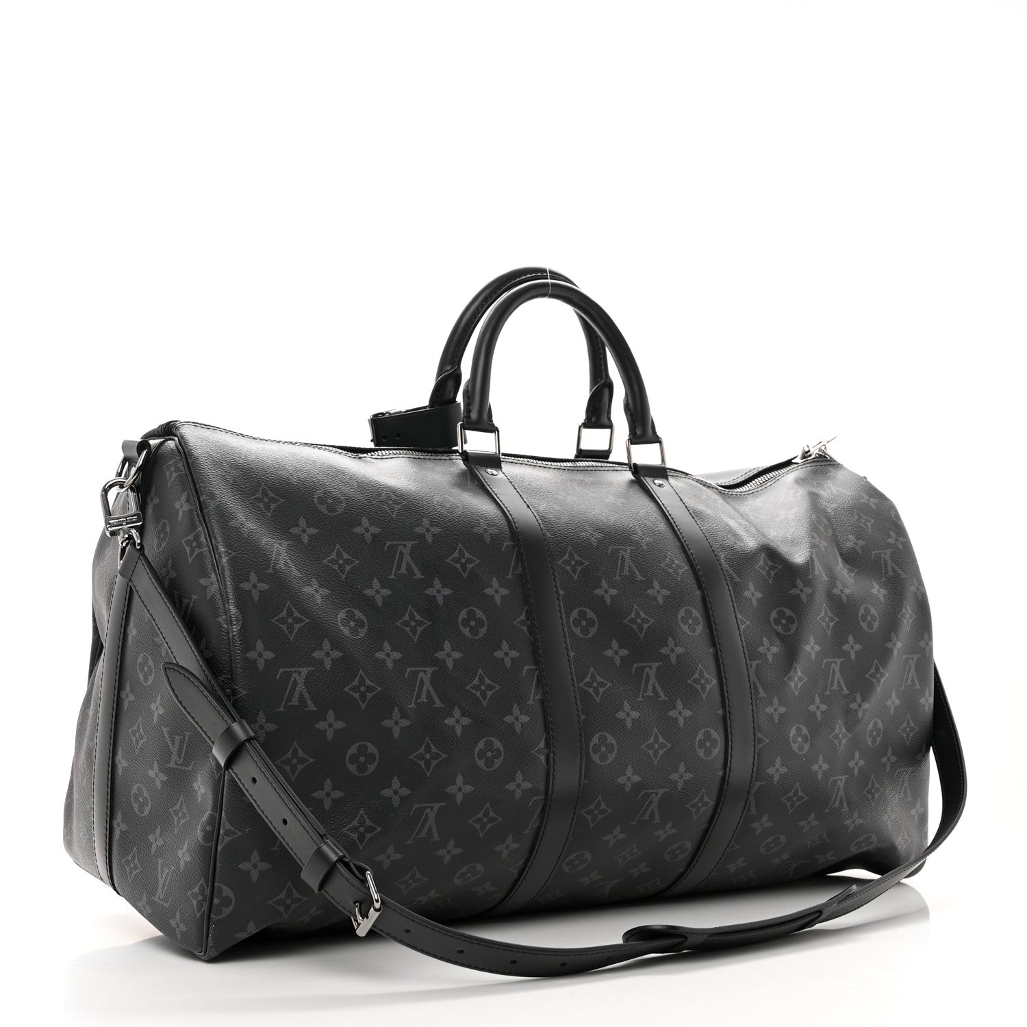 Louis Vuitton Monogram Eclipse Keepall Bandouliere 55 2 of 11