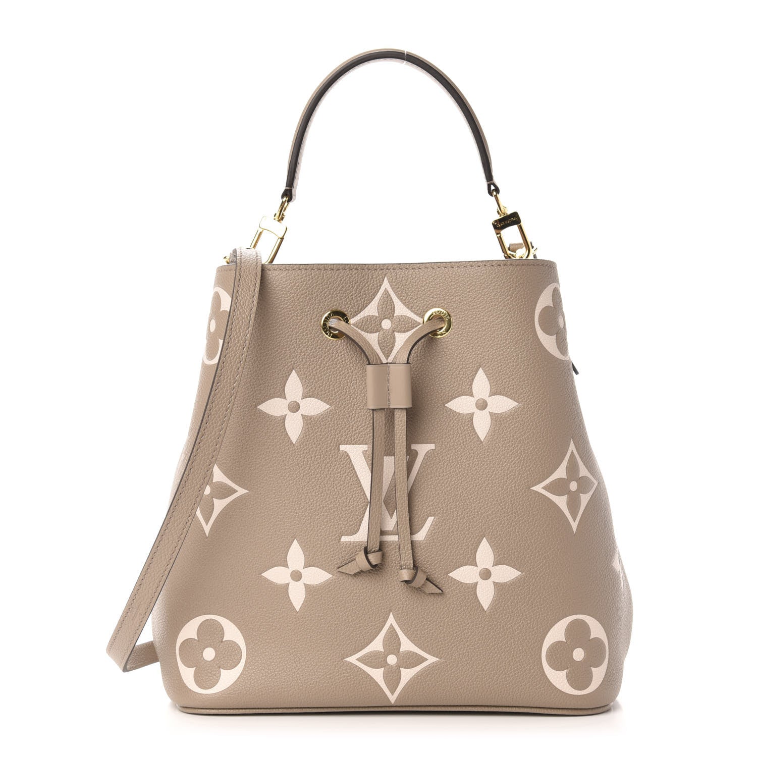 Louis Vuitton Empreinte Monogram Giant Neonoe MM Tourterelle Creme 4 of 14