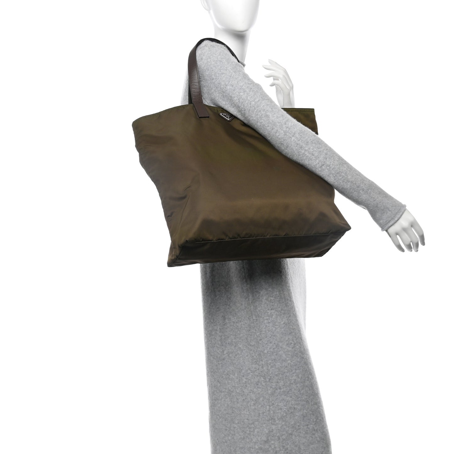 Tessuto Nylon Shopping Tote Bruciato