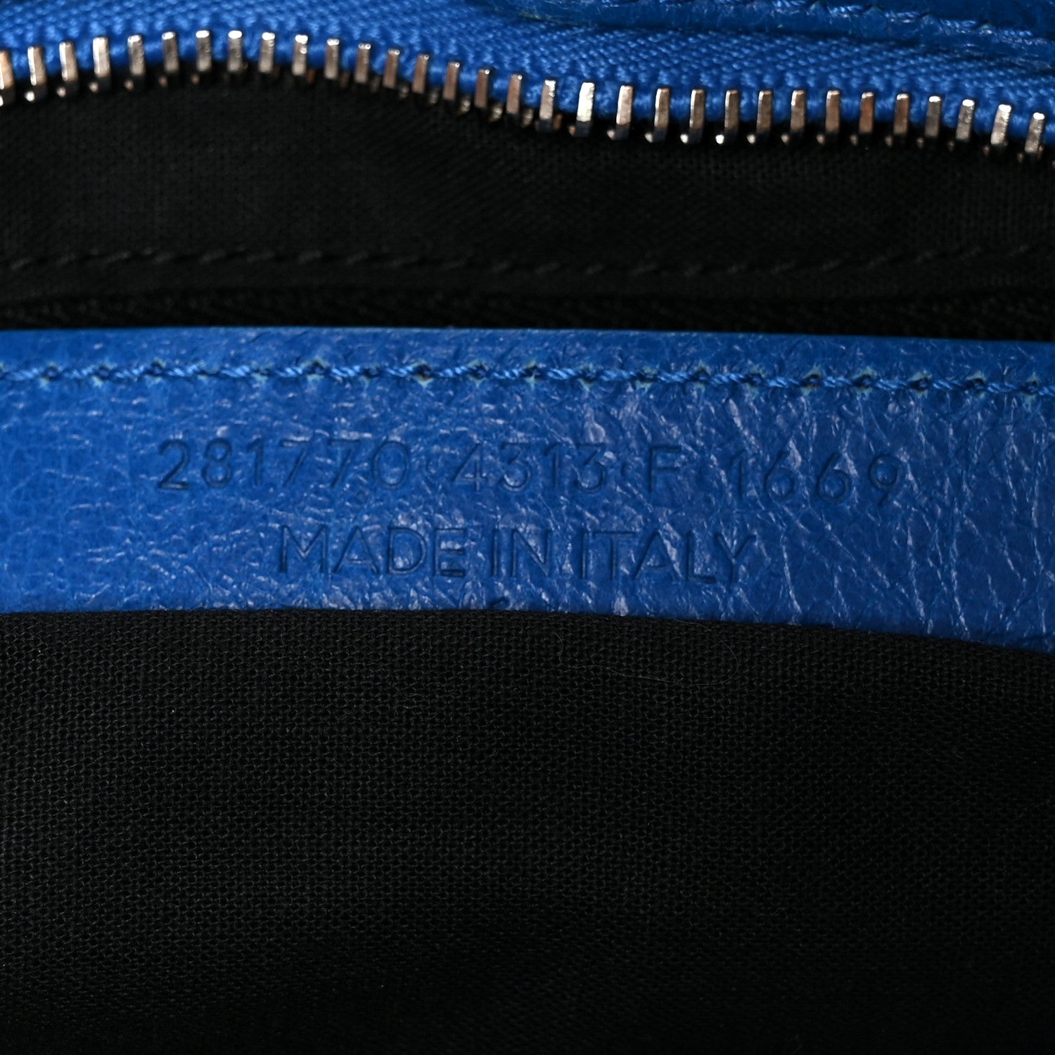 Balenciaga Agneau Giant 12 Silver Hardware City Bleu Lazuli 8 of 13