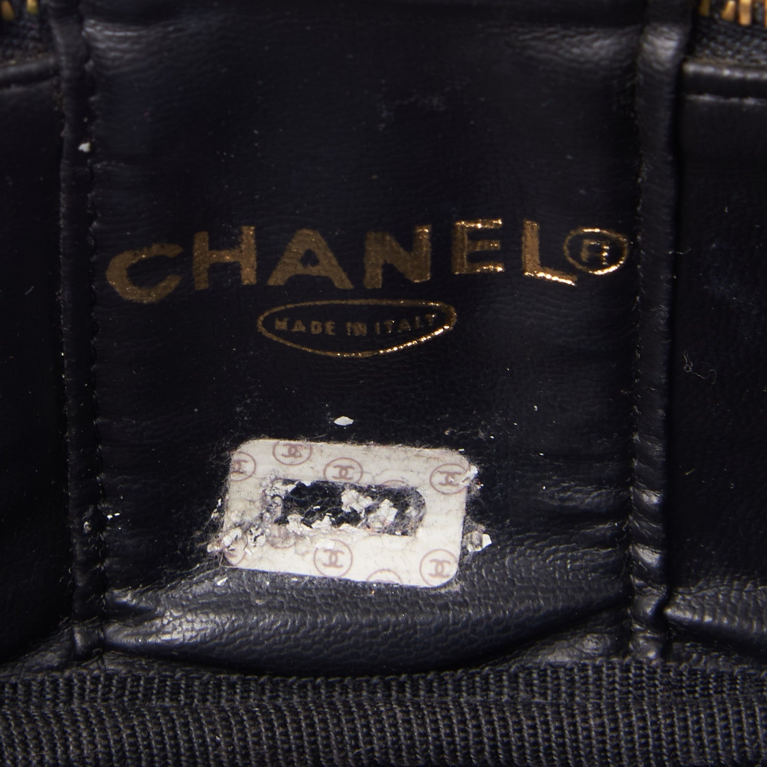 Chanel Caviar CC Vanity Cosmetic Case Black 9 of 9
