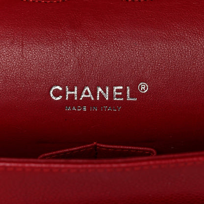 Chanel Caviar Quilted Maxi Double Flap Red 6 of 11