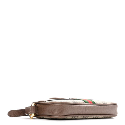 Gucci GG Supreme Monogram Web Mini Ophidia GG Bag Brown 4 of 11