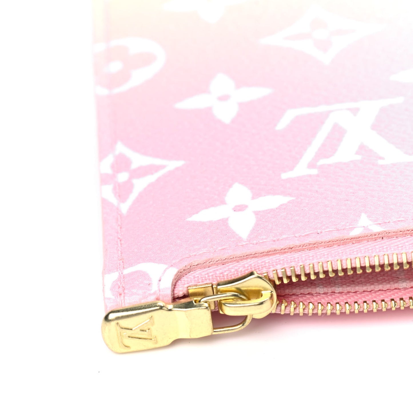 Monogram By The Pool Neverfull MM Pochette Light Pink