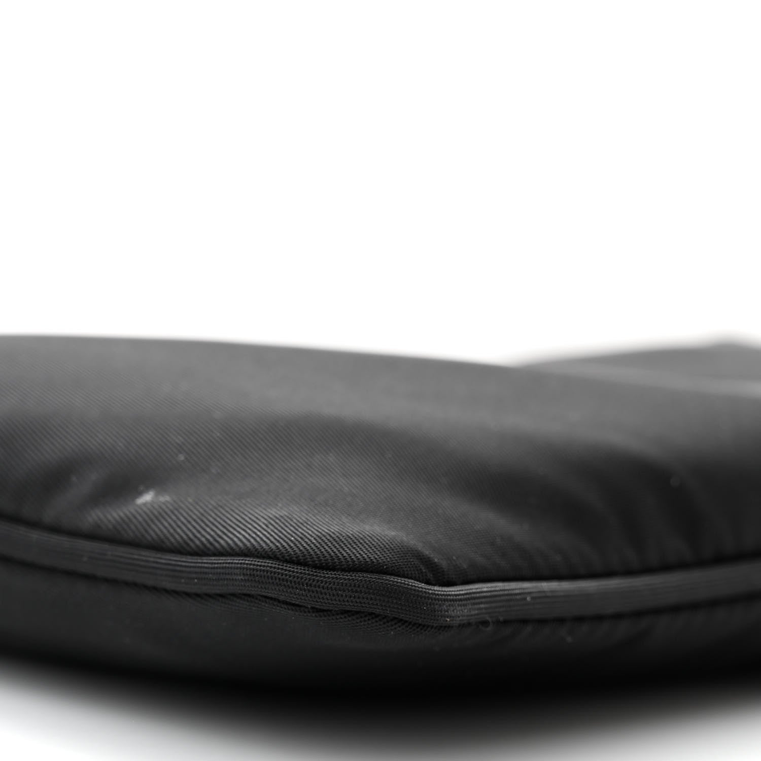 Prada Tessuto Nylon Saffiano Pochette Black 10 of 13