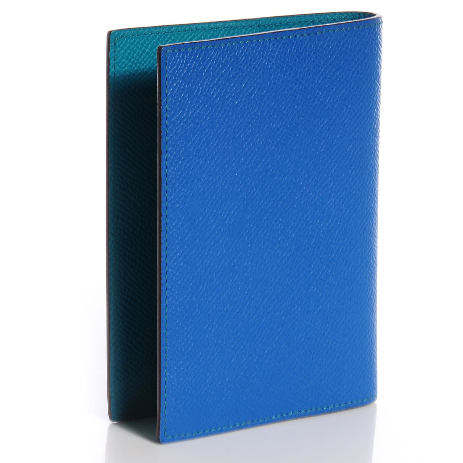Hermes Epsom Globe Trotter Agenda PM Cover with Refill Bleu Izmir Malachite 5 of 9
