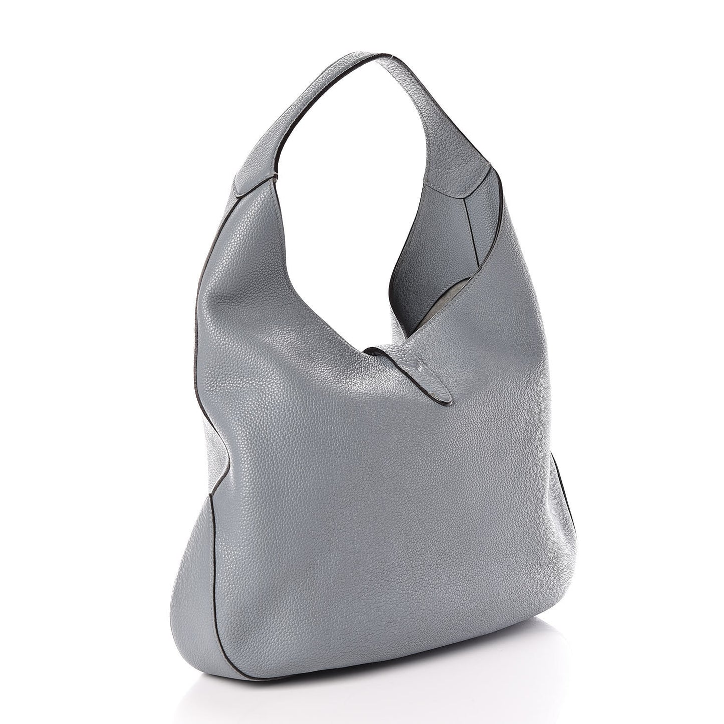 Soft Grained Calfskin Large Jackie Hobo Light Blue