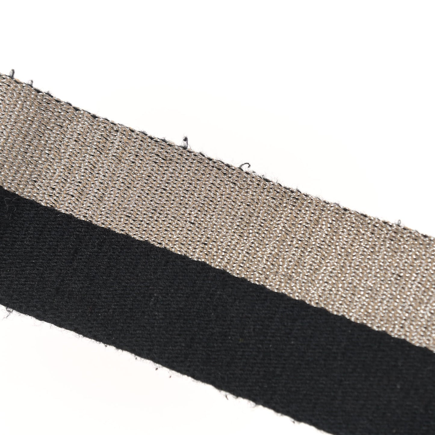 Vitello Catalan Mirror FF 1974 Embossed Belt Bag Argento