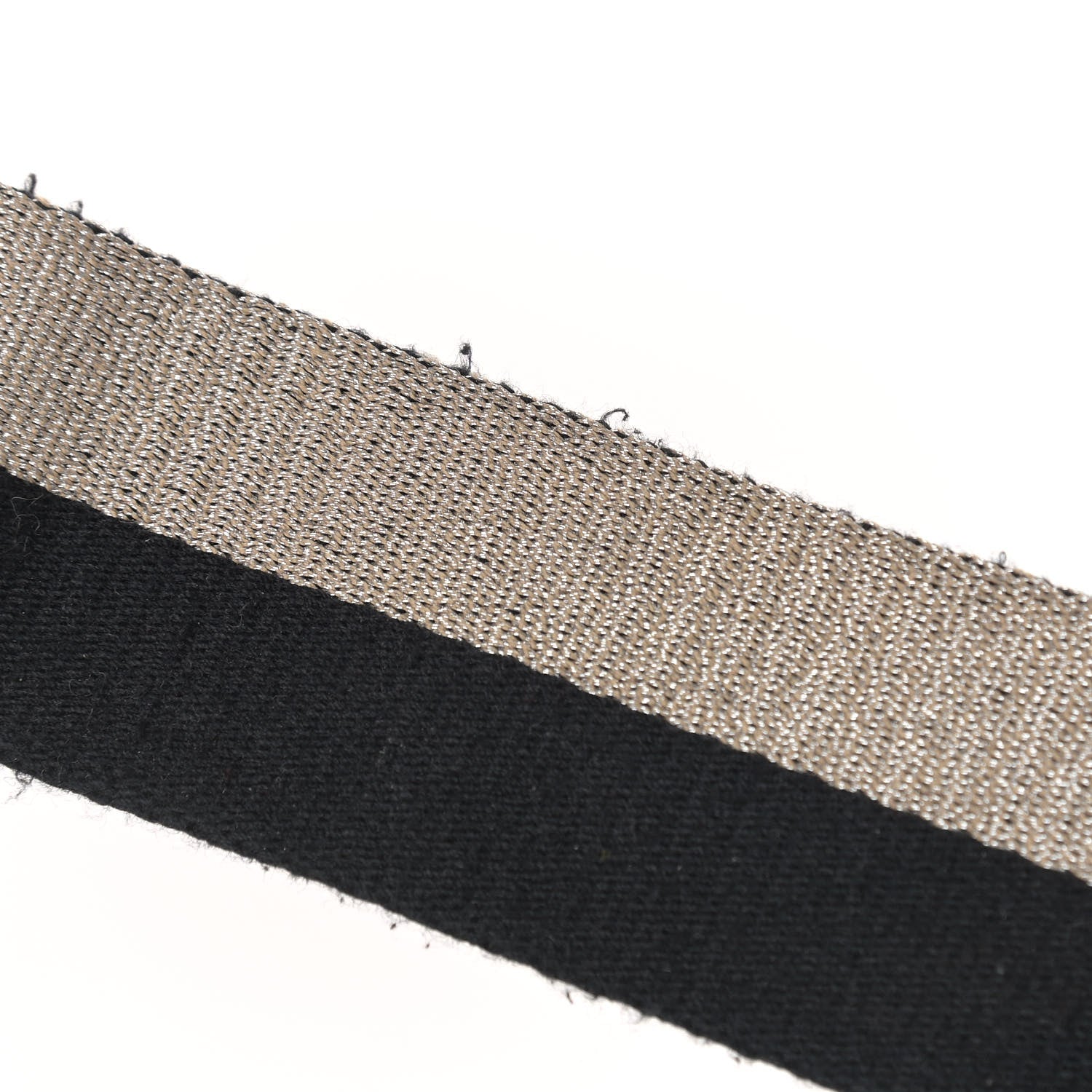 Fendi Vitello Catalan Mirror FF 1974 Embossed Belt Bag Argento 10 of 11