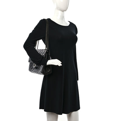 Chanel Metallic Aged Calfskin Quilted 2.55 Reissue 227 Flap So Black 2 of 10