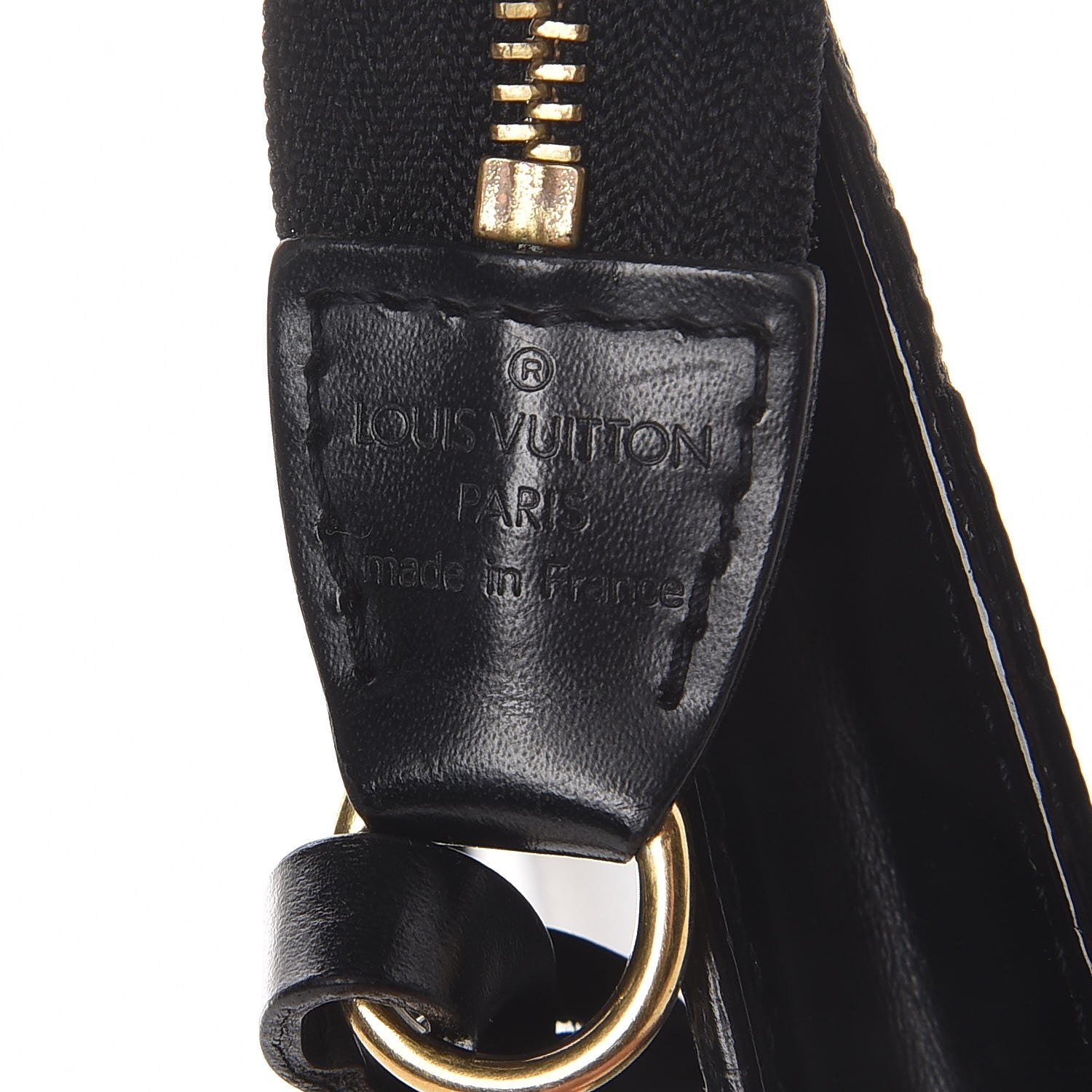 Louis Vuitton Epi Pochette Accessories 24 Black 6 of 6