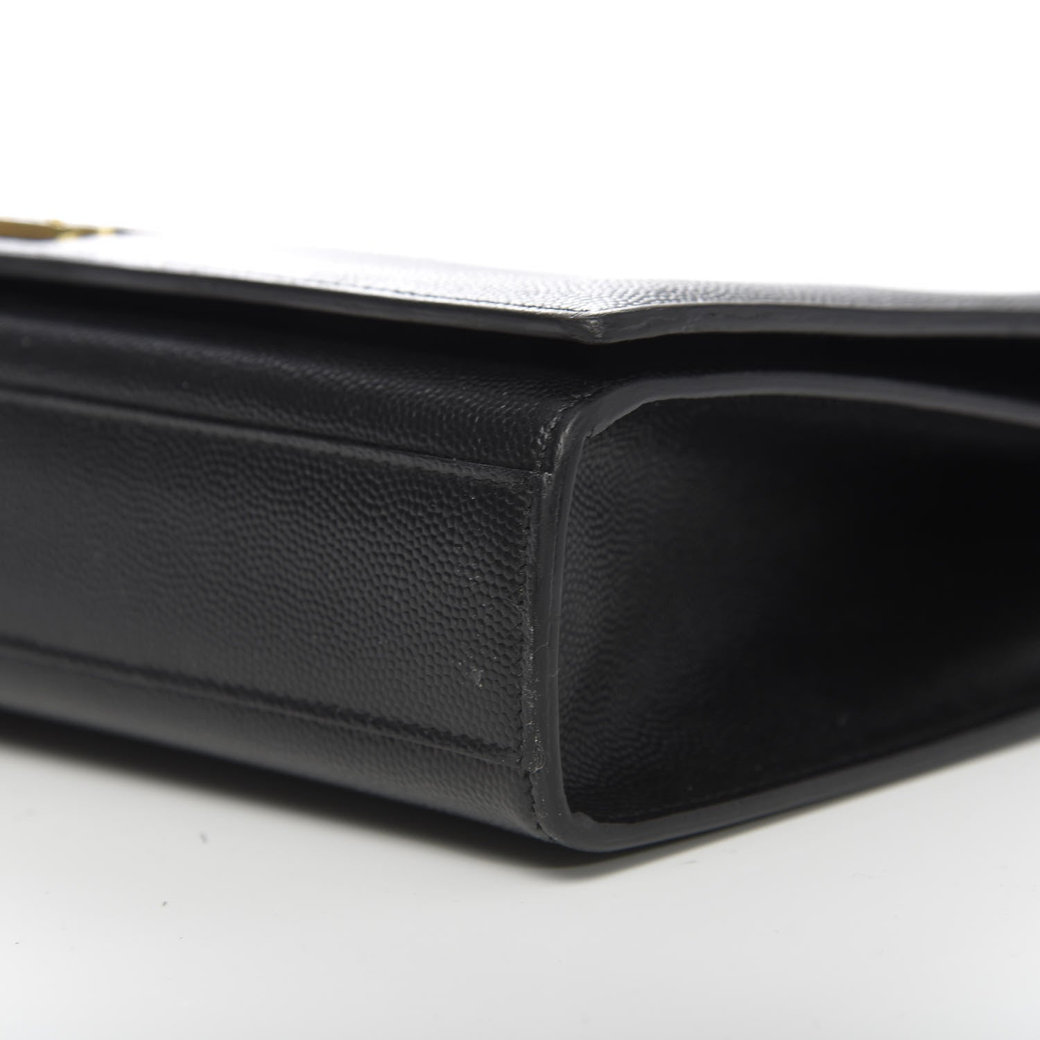Saint Laurent Grain De Poudre Medium Classic Monogram Kate Satchel Black 9 of 10