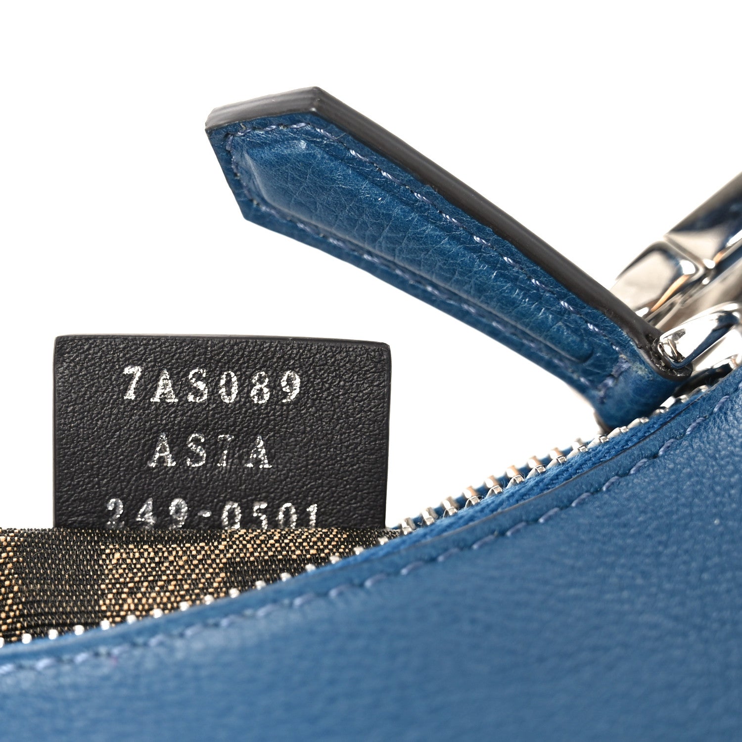 Fendi Vitello Grace Matte Nano Fendigraphy Hobo Charm Mirto