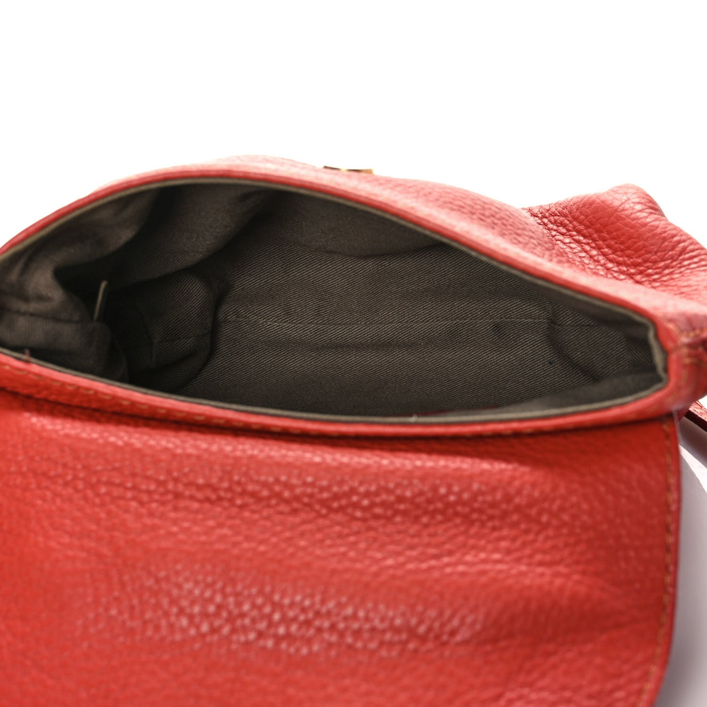 Calfskin Marcie Pochette Crossbody Bag Terracotta