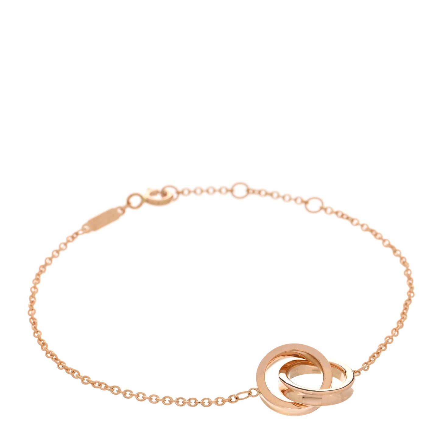 18K Rose Gold 1837 Interlocking Circles Bracelet