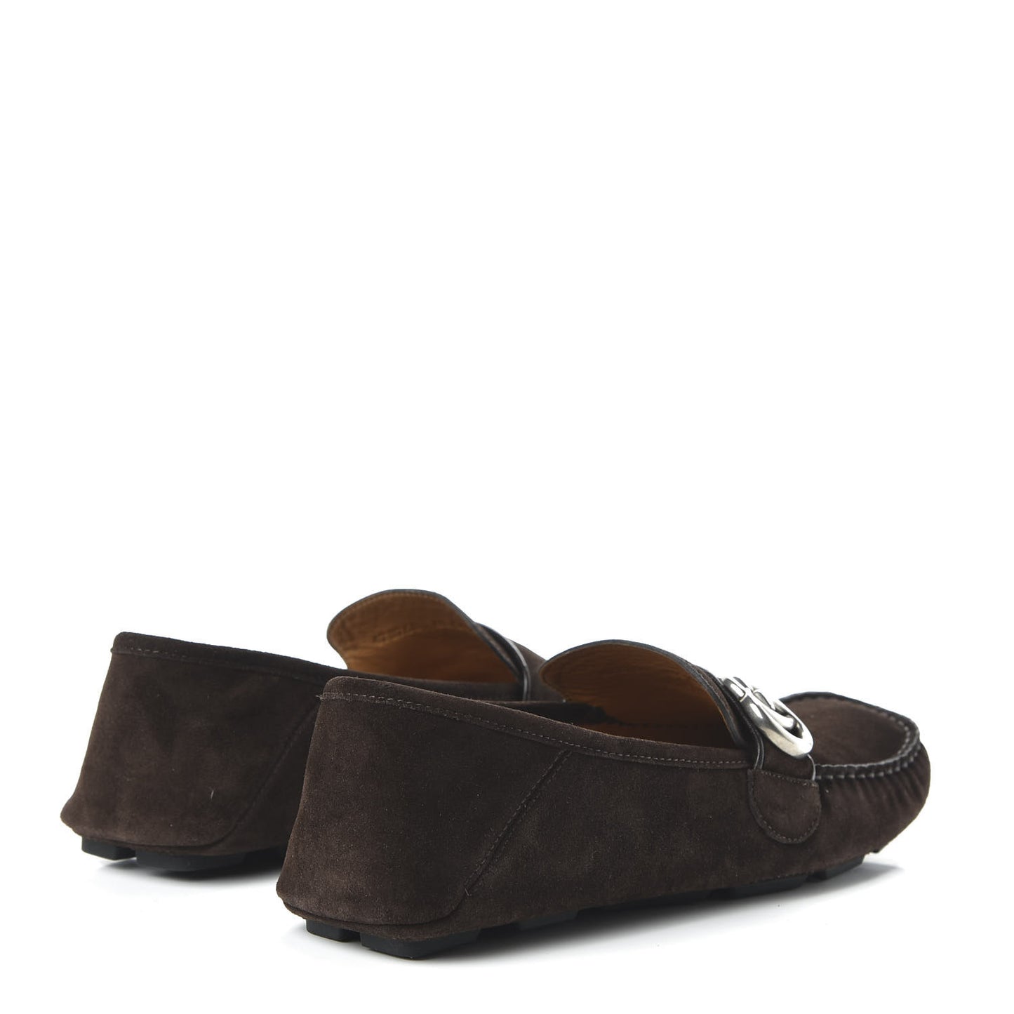 Suede Mens Driver Queen Loafers 8.5 Cocoa