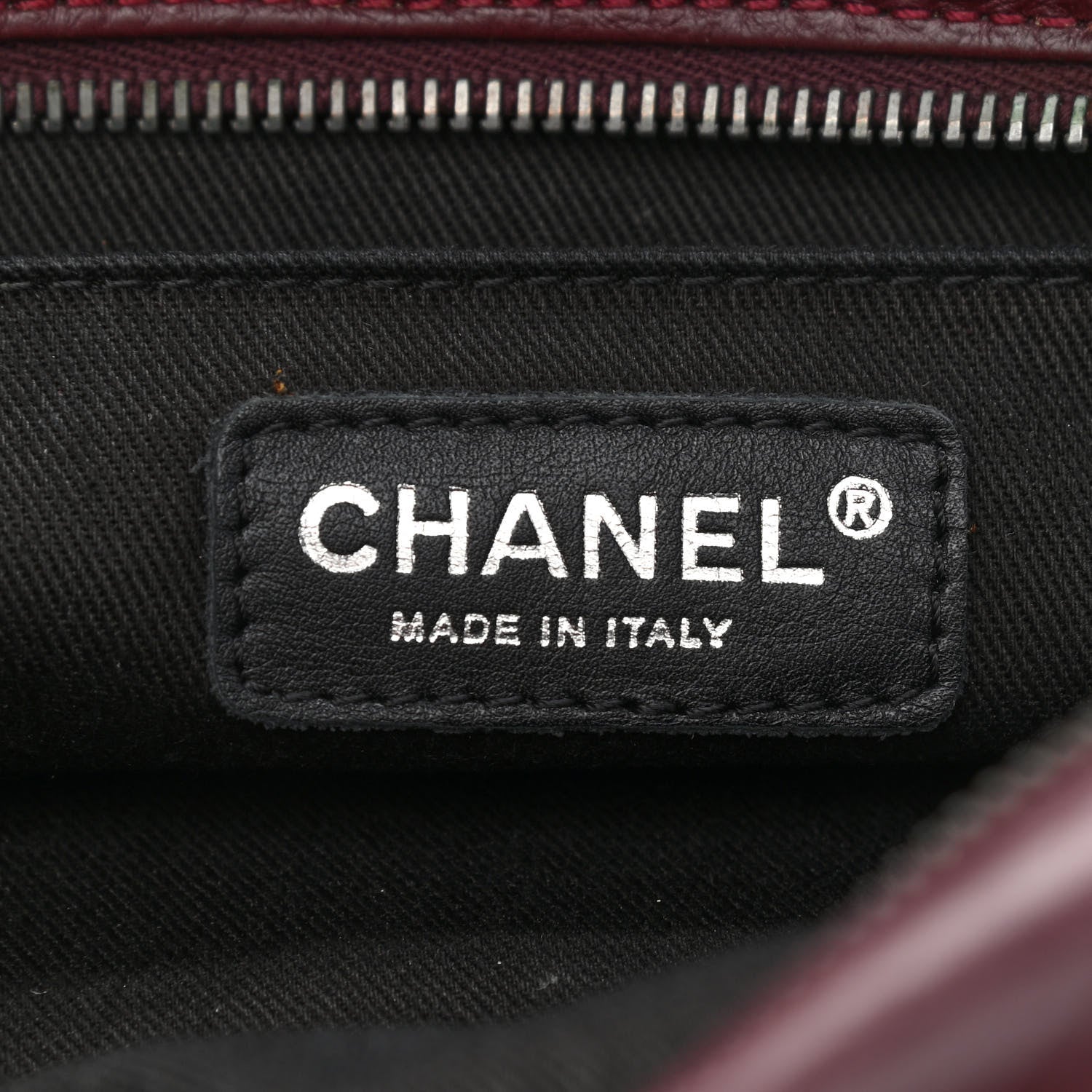 Chanel Distressed Lambskin Vintage Ligne Lady Braid Tote Brown 7 of 10