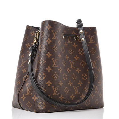 Louis Vuitton Monogram Neonoe MM Black 3 of 8