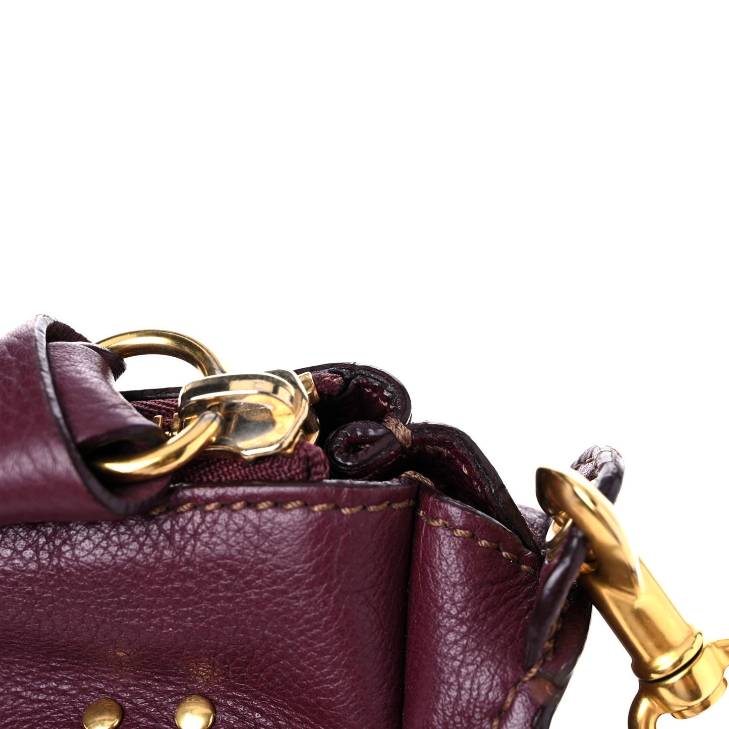 Calfskin Medium Marcie Satchel Dark Velvet