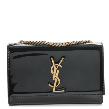 Saint Laurent Patent Small Monogram Kate Satchel Black 1 of 6