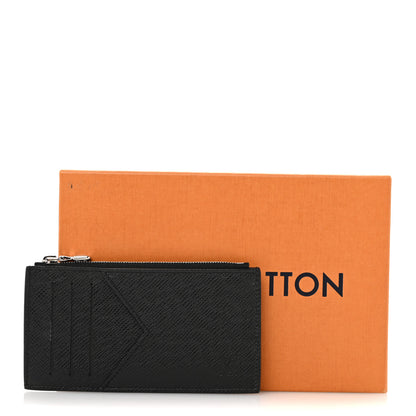 Louis Vuitton Taigarama Coin Card Holder Black 9 of 9