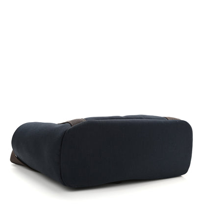 Hermes Toile Sac De Pansage Groom Bleu Navy Feu 5 of 12