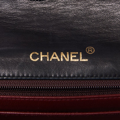 Chanel Lambskin Quilted Mini Square Flap Black 8 of 9