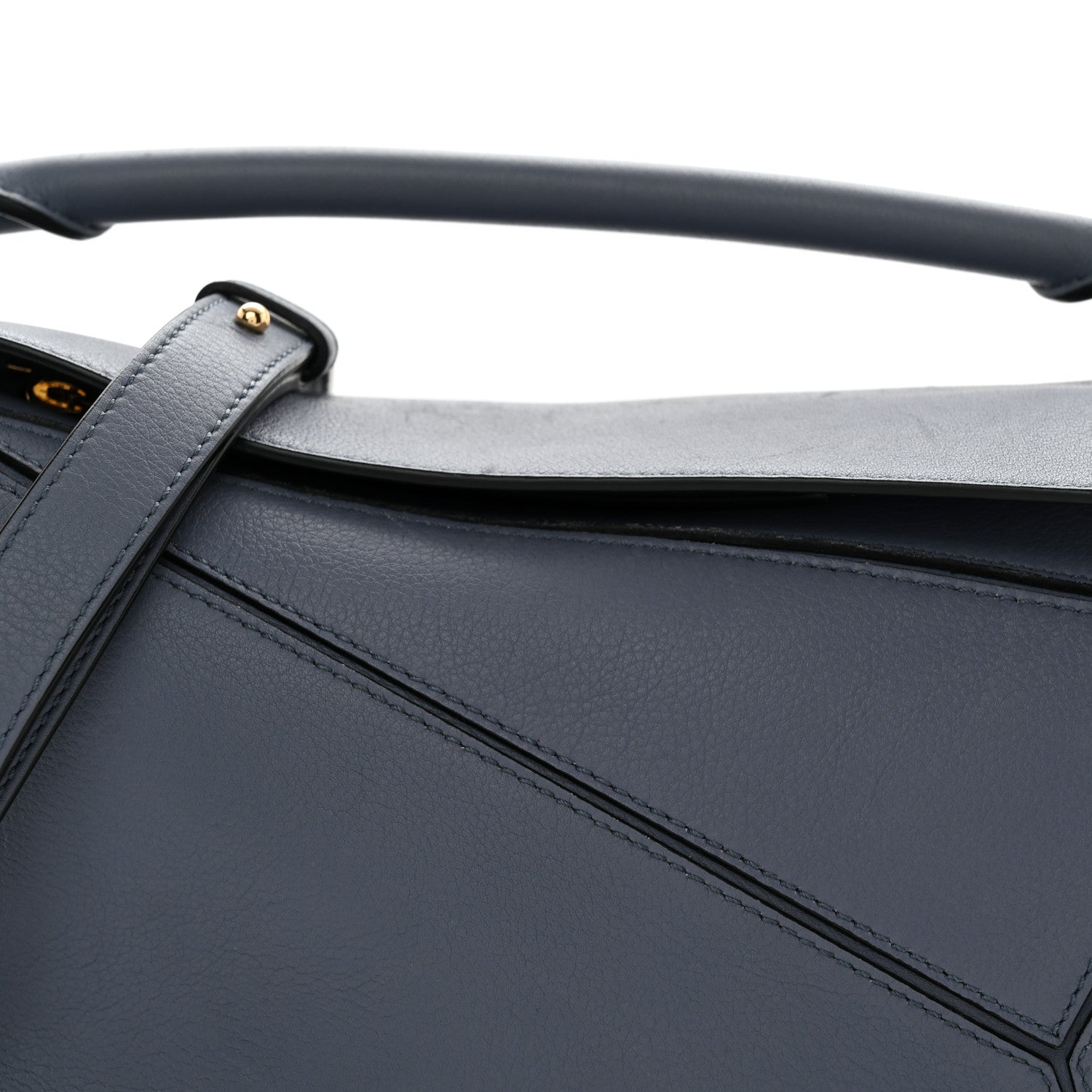 Loewe Calfskin Small Puzzle Bag Atlantic Blue 8 of 10