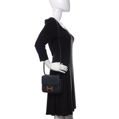 Hermes Epsom Constance 18 Bleu Indigo 2 of 11