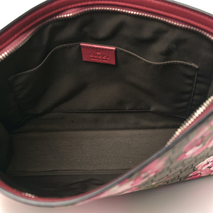 Gucci GG Supreme Monogram Blooms Large Cosmetic Case Beige Multicolor Dry Rose 5 of 12