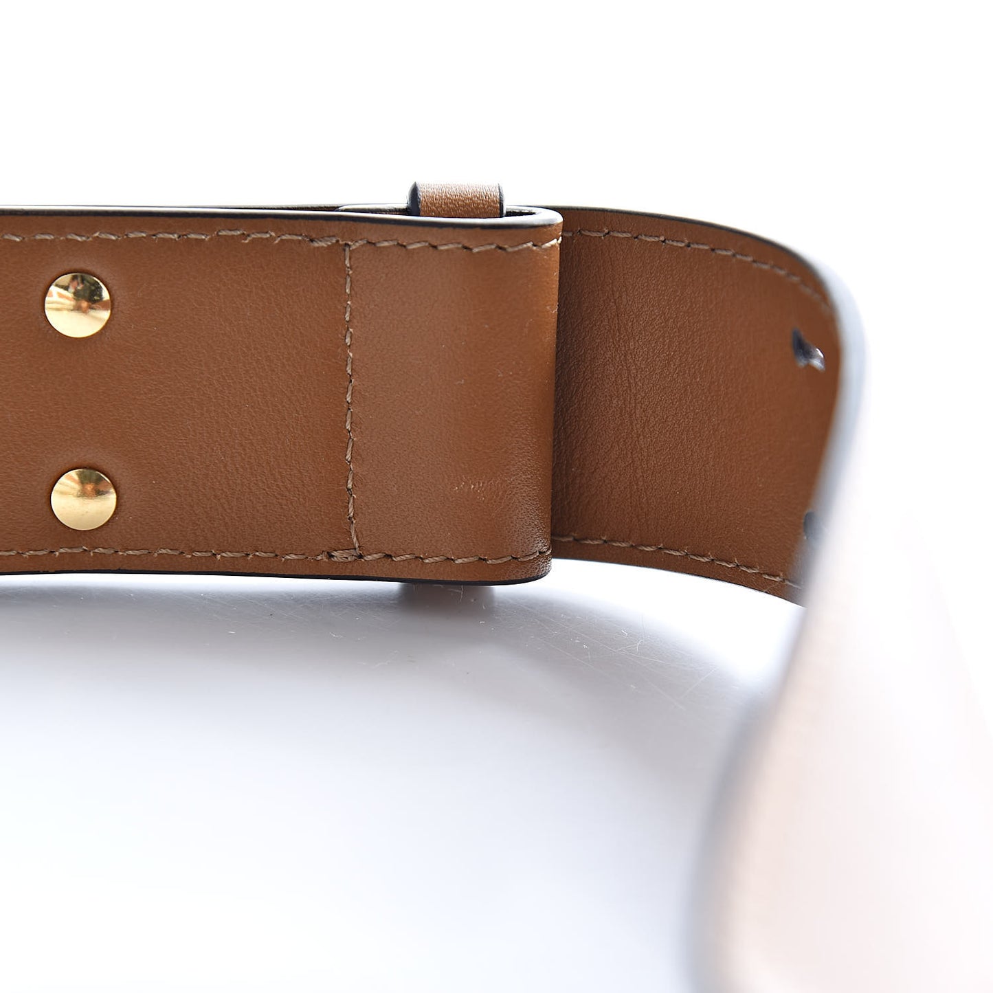 Calfskin Crocodile Embossed Small Tess Bag Brilliant White