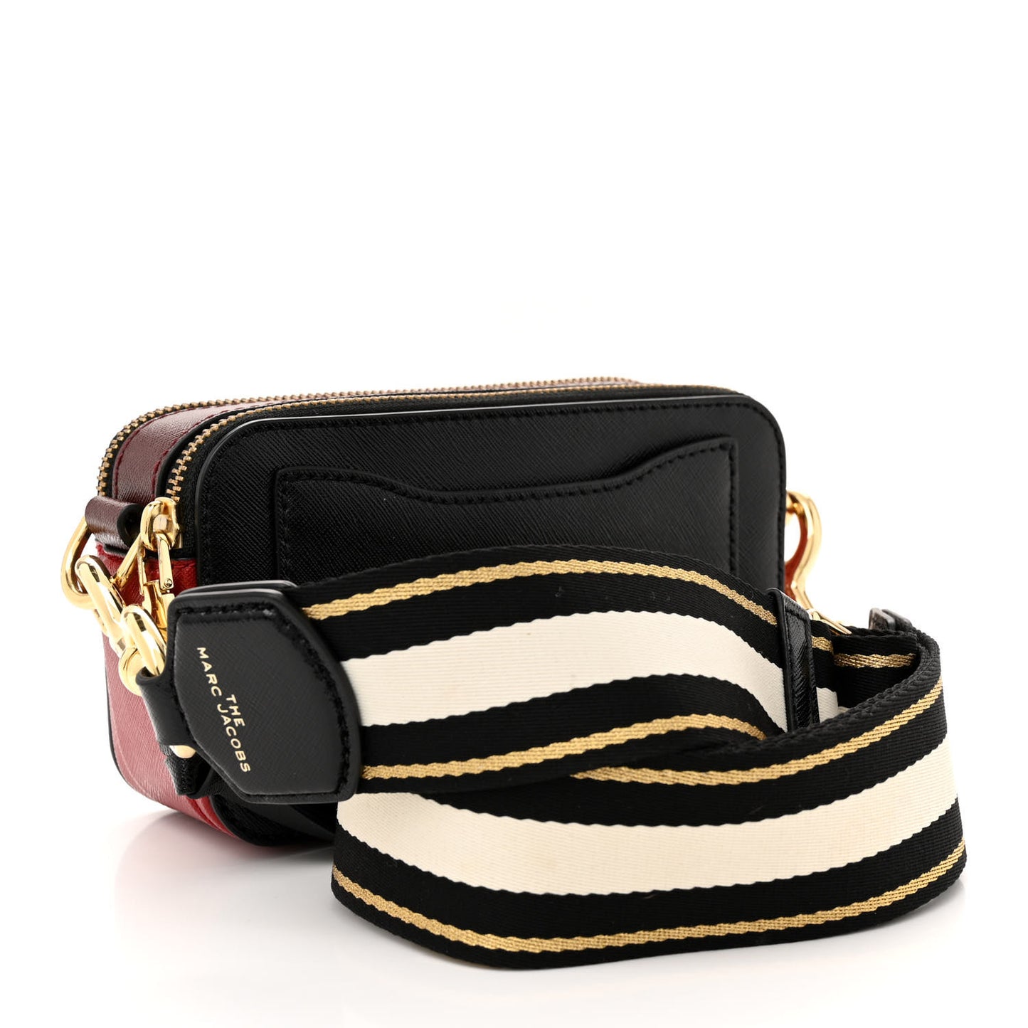 Saffiano Snapshot Camera Bag Black Multi