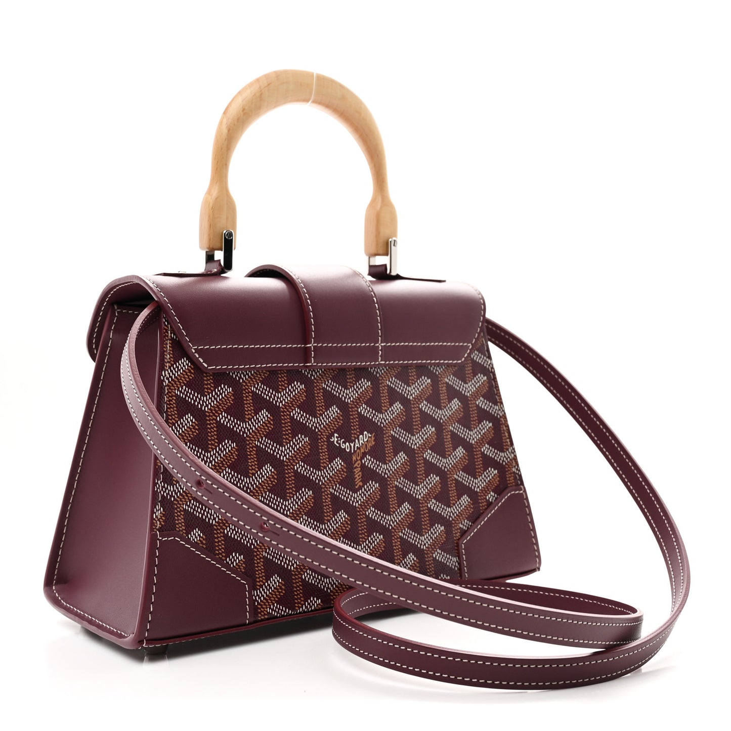 Goyardine Structure Mini Saigon Burgundy