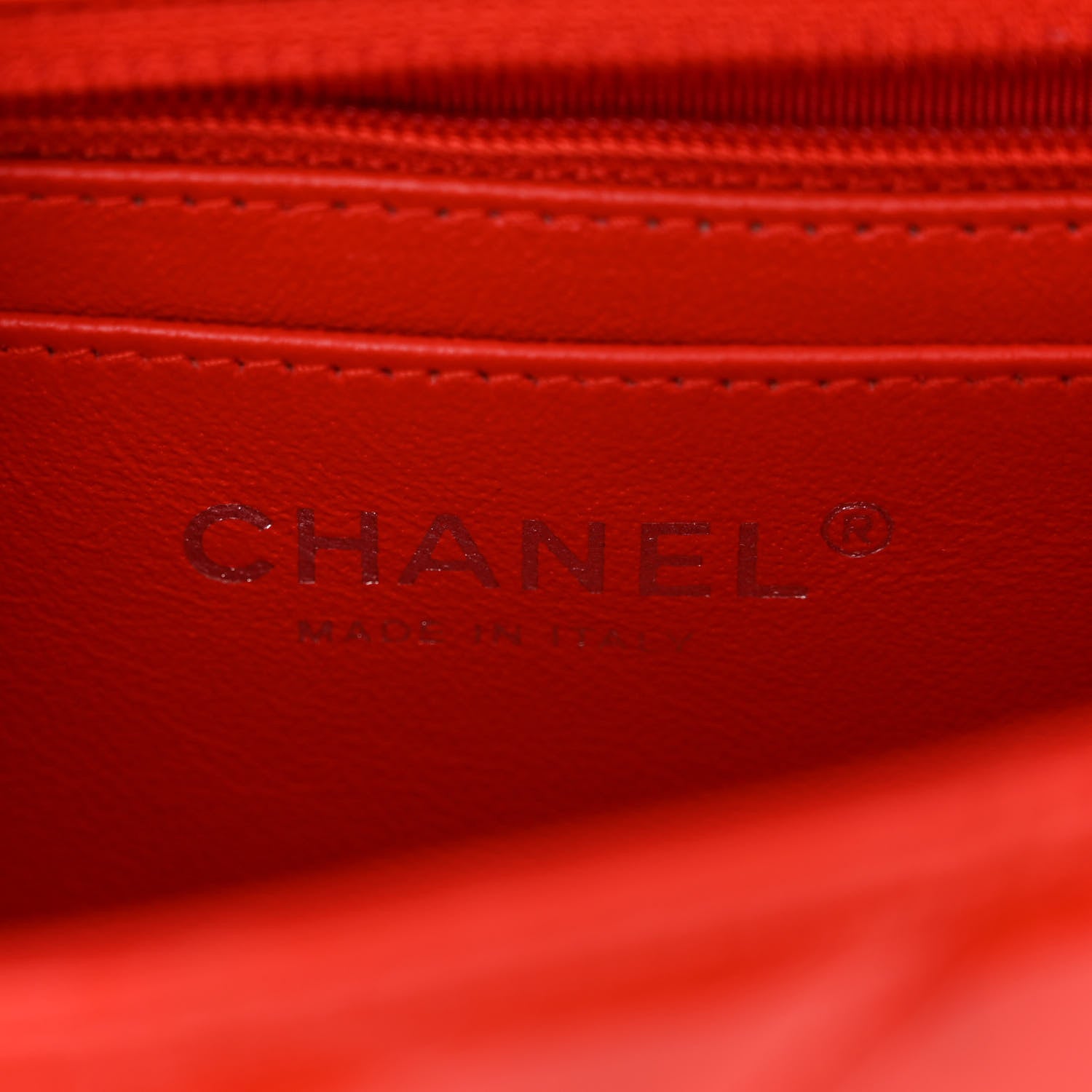 Chanel Patent Calfskin Quilted Mini Rectangular Flap Red 6 of 11