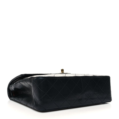 Chanel Lambskin Quilted Medium Double Flap Black 4 of 12