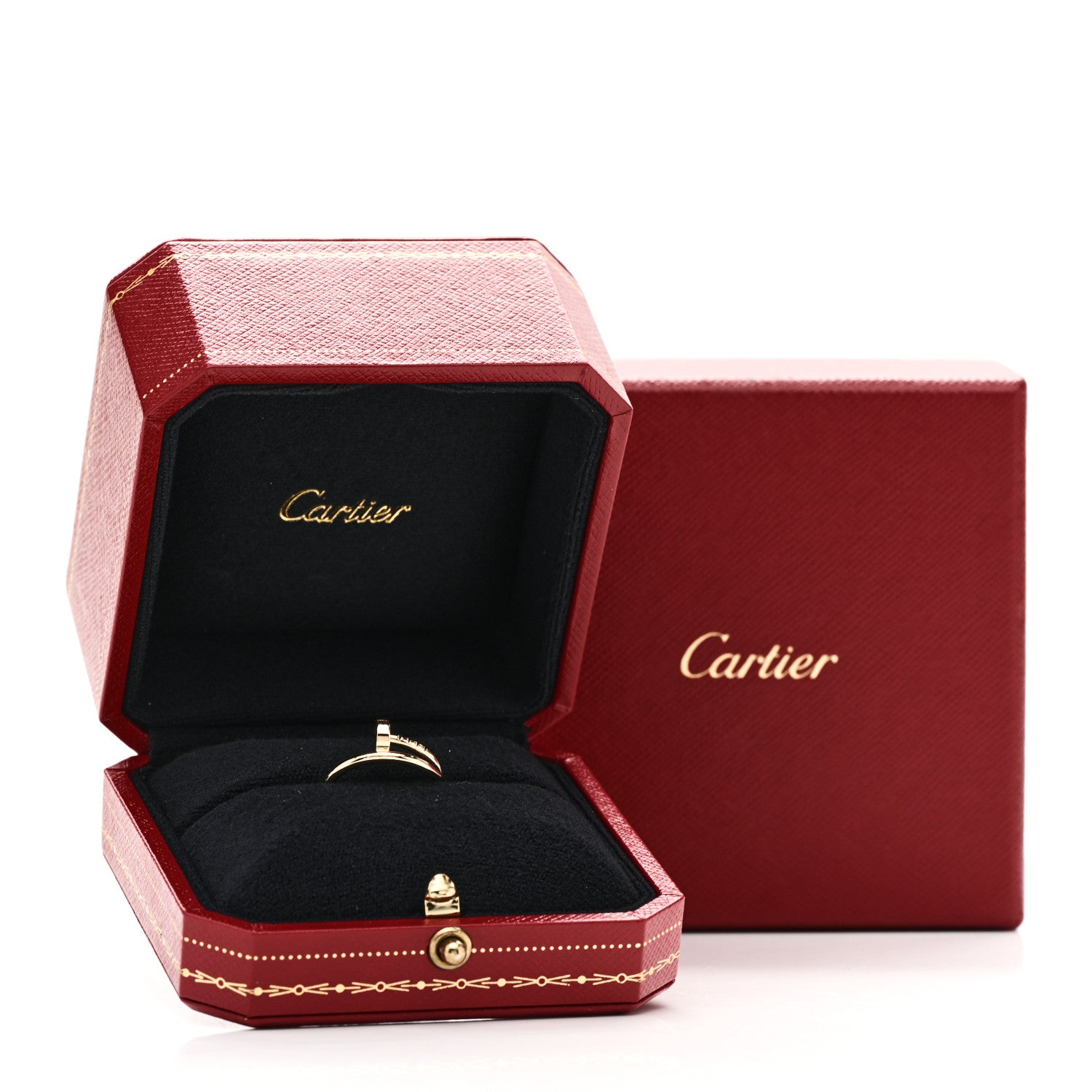 Cartier 18K Yellow Gold Small Juste Un Clou Ring 46 3.75 6 of 6