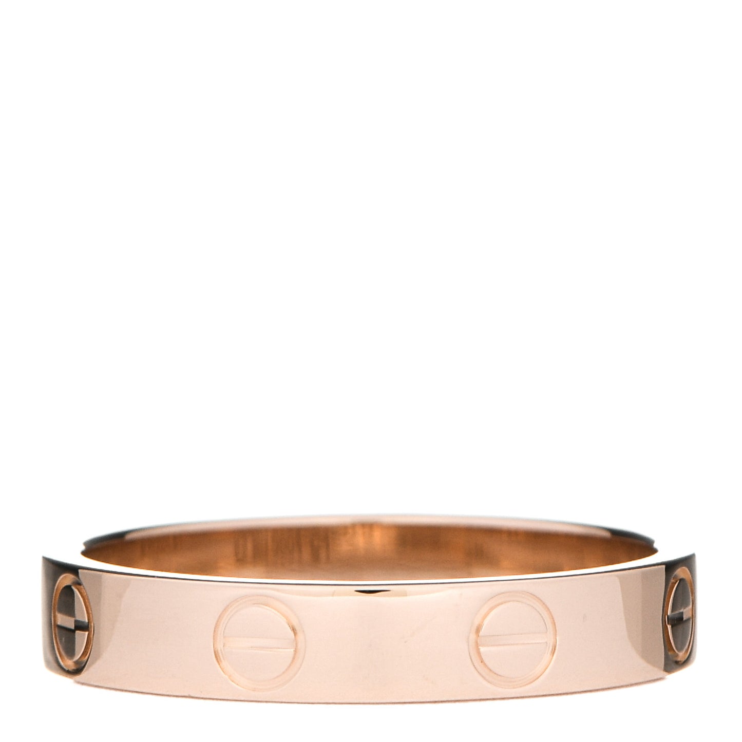 18K Pink Gold 3.5mm LOVE Wedding Band Ring 54 7