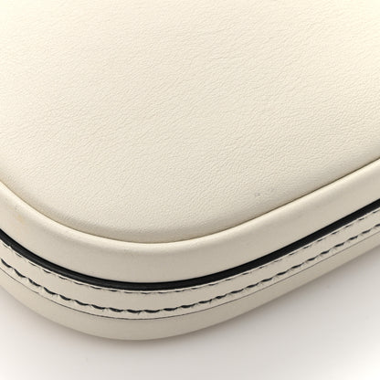 Christian Dior Calfskin Mini D Fence Saddle Bag White 13 of 16